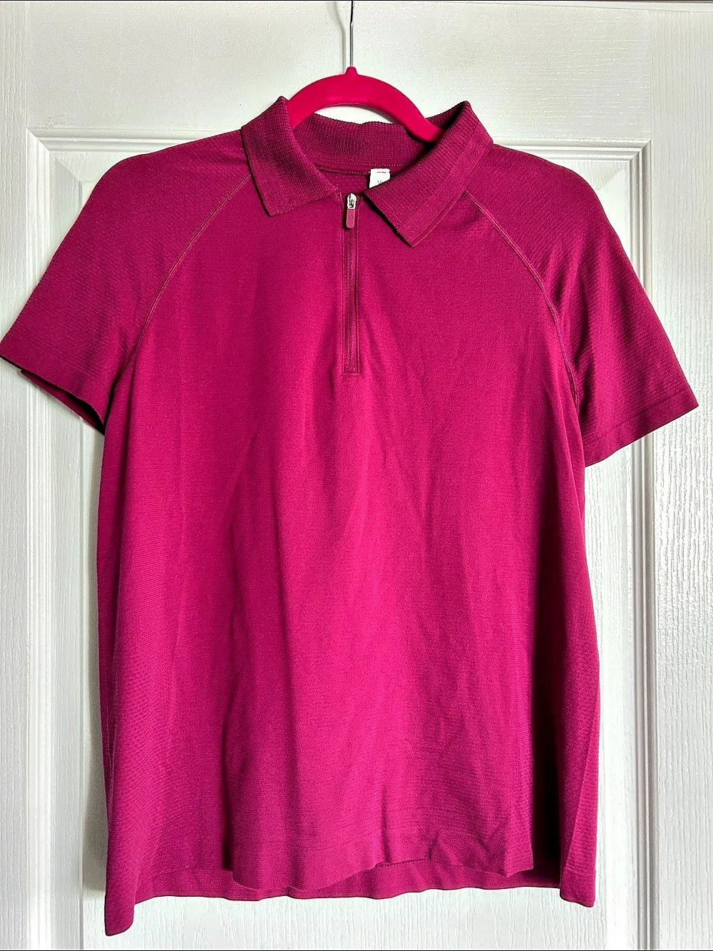 lululemon Metal Vent Tech Short Sleeve Shirt 2.0 Pink Short Sleeve Shirt Size 12